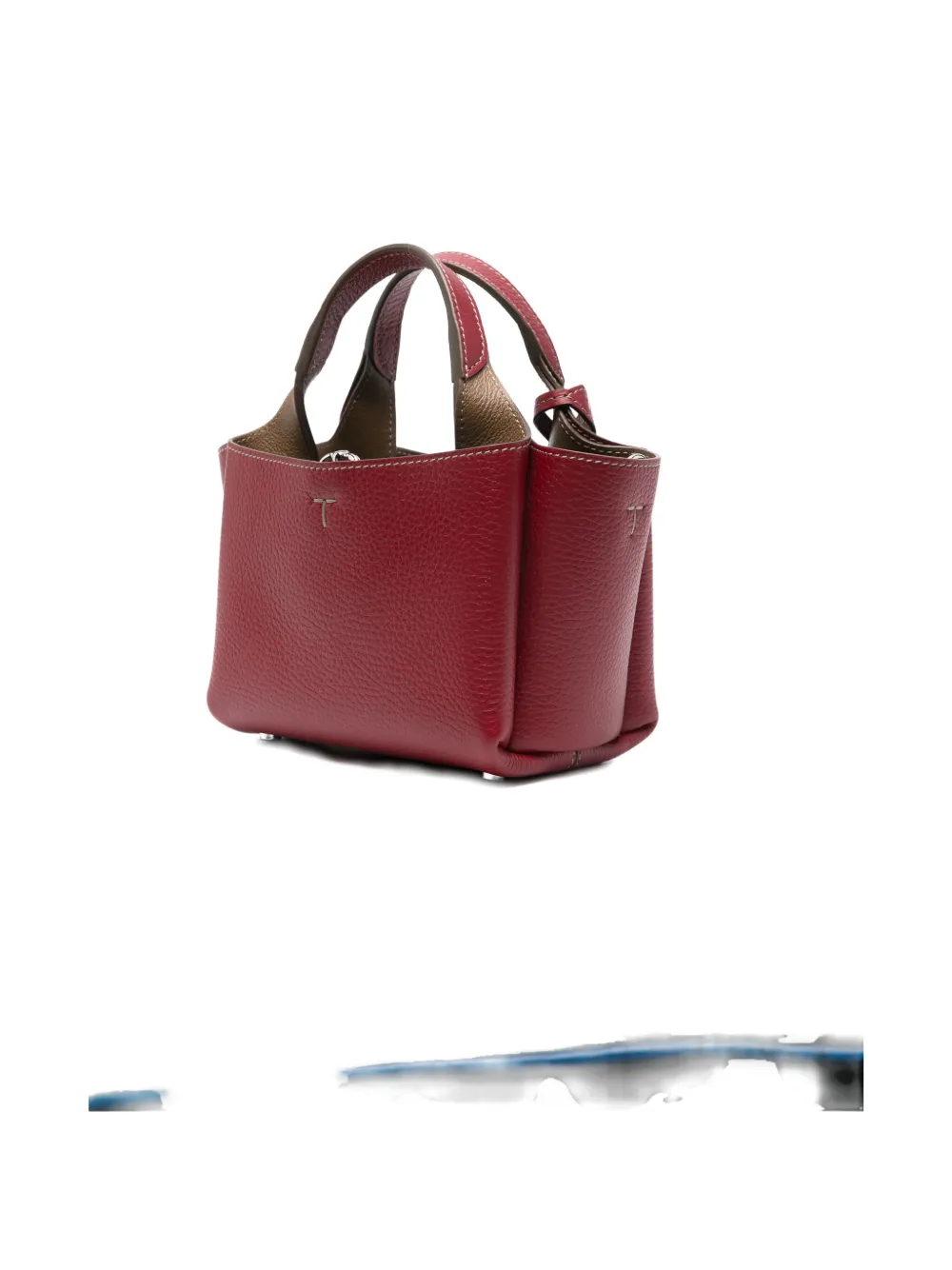 Tod's micro leather tote bag Rood