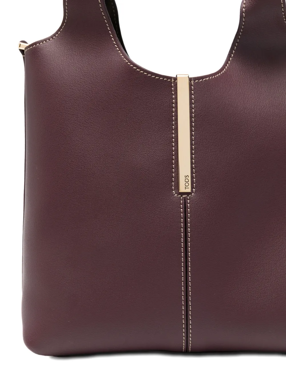 Tod's small Shopping leather tote bag Rood