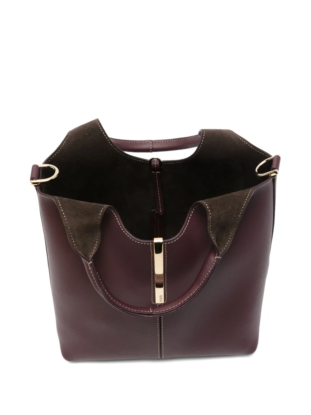 Tod's small Shopping leather tote bag Rood