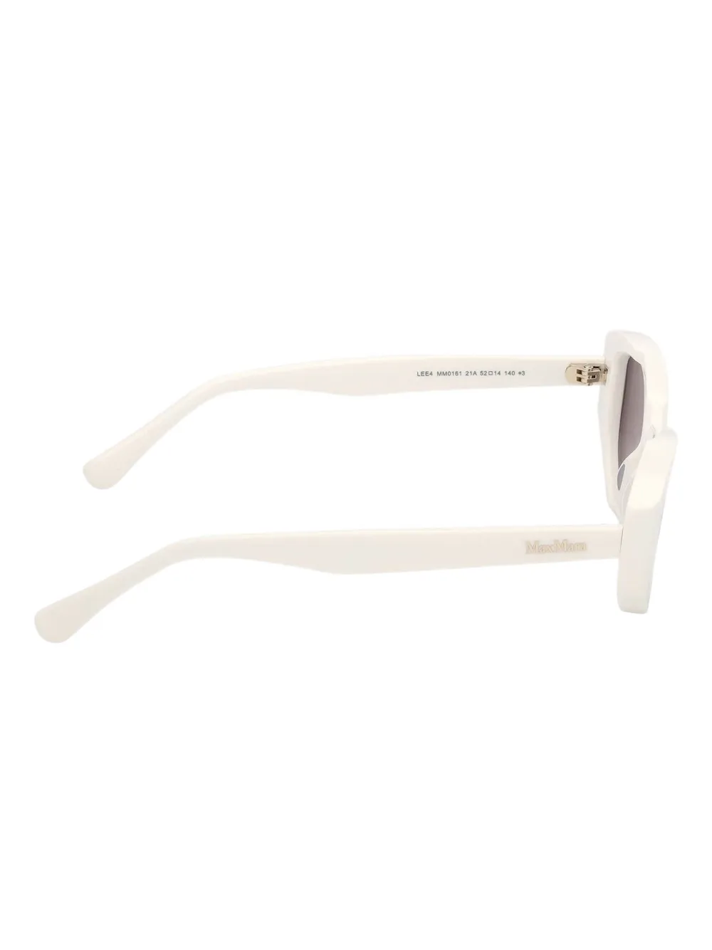 Max Mara Eyewear Zonnebril met geometrisch montuur Wit