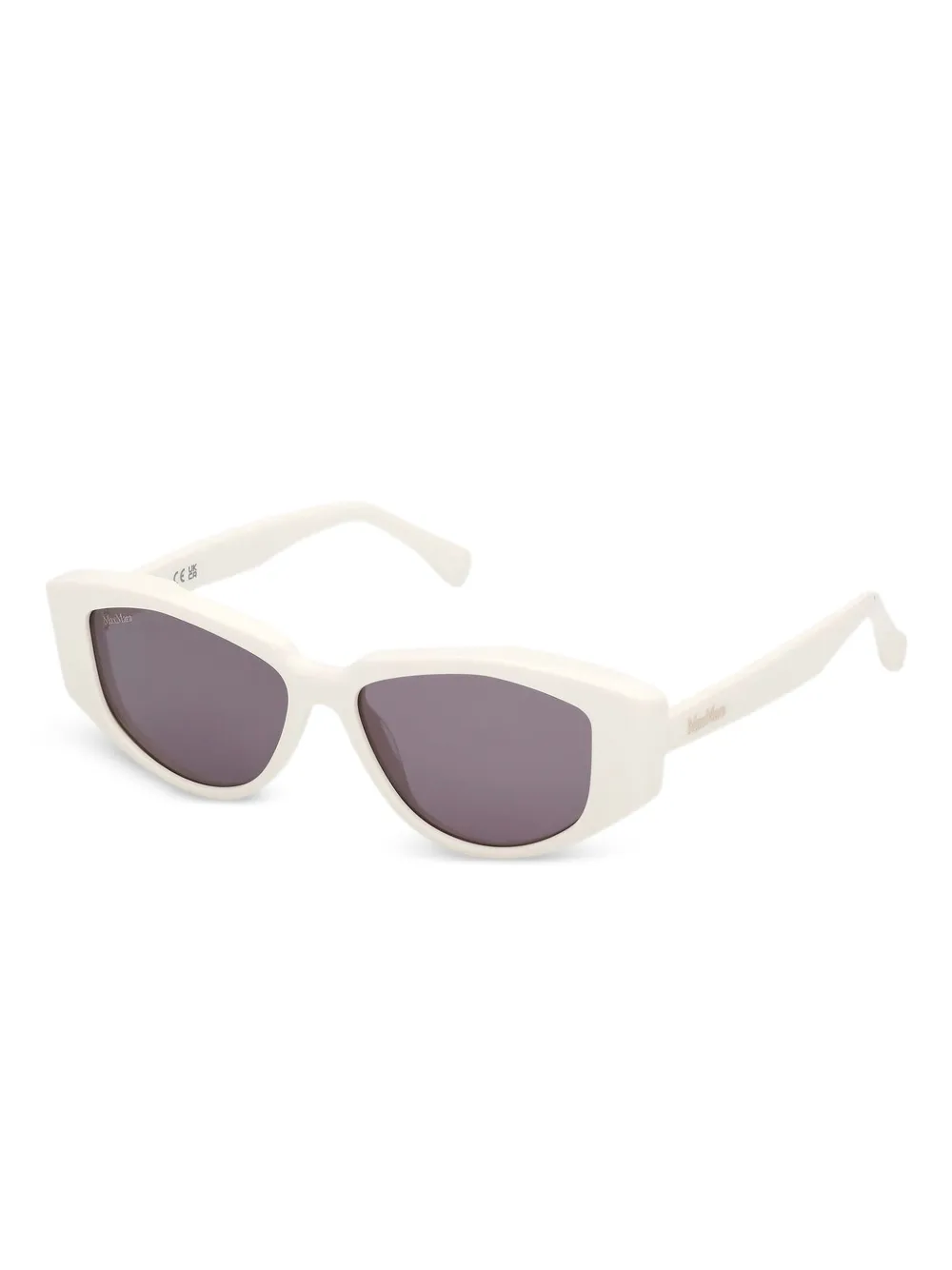 Max Mara Eyewear Occhiali da sole geometrici - Bianco