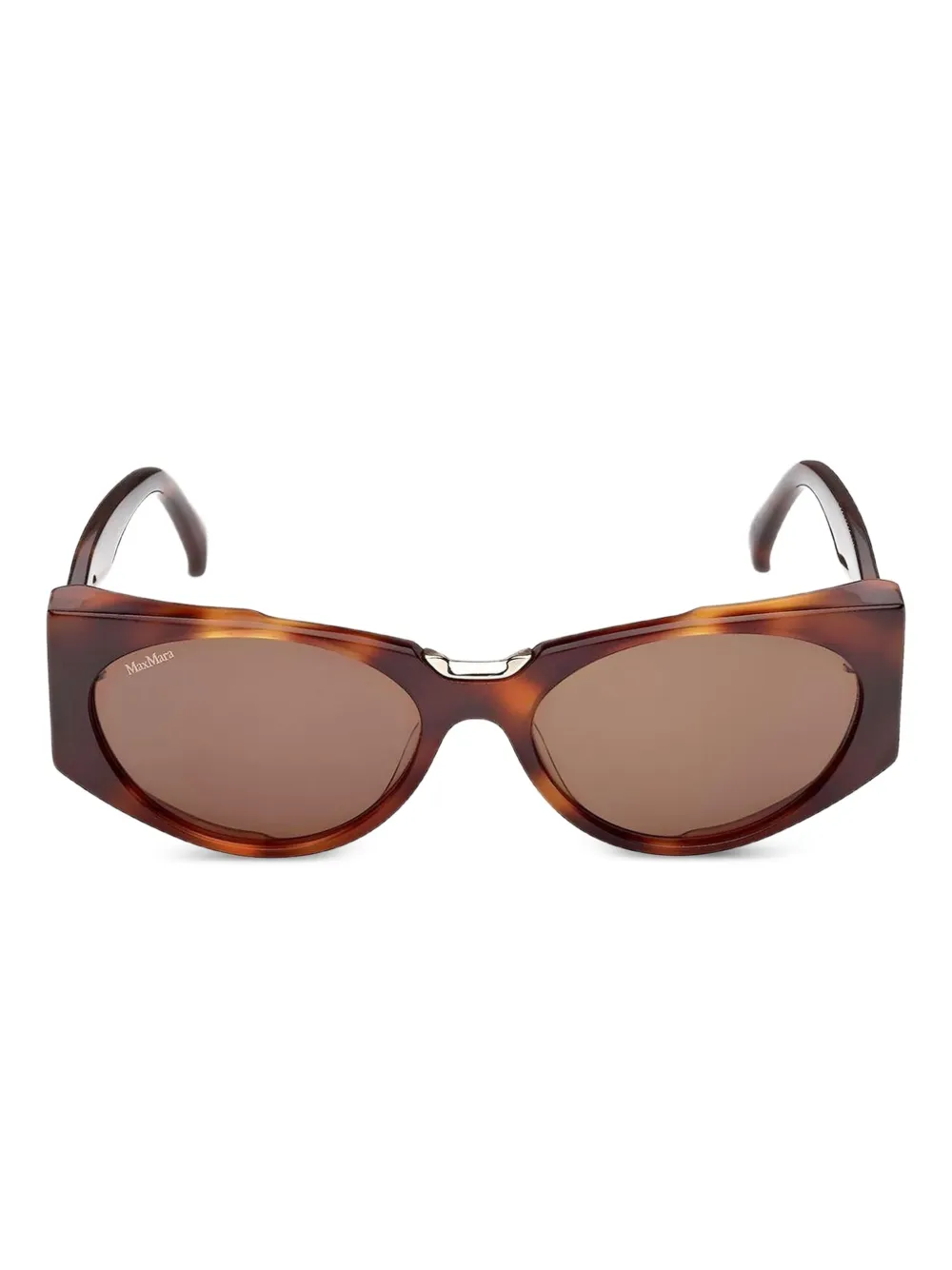 Max Mara Eyewear geometric-frame sunglasses | Brown | Image 1