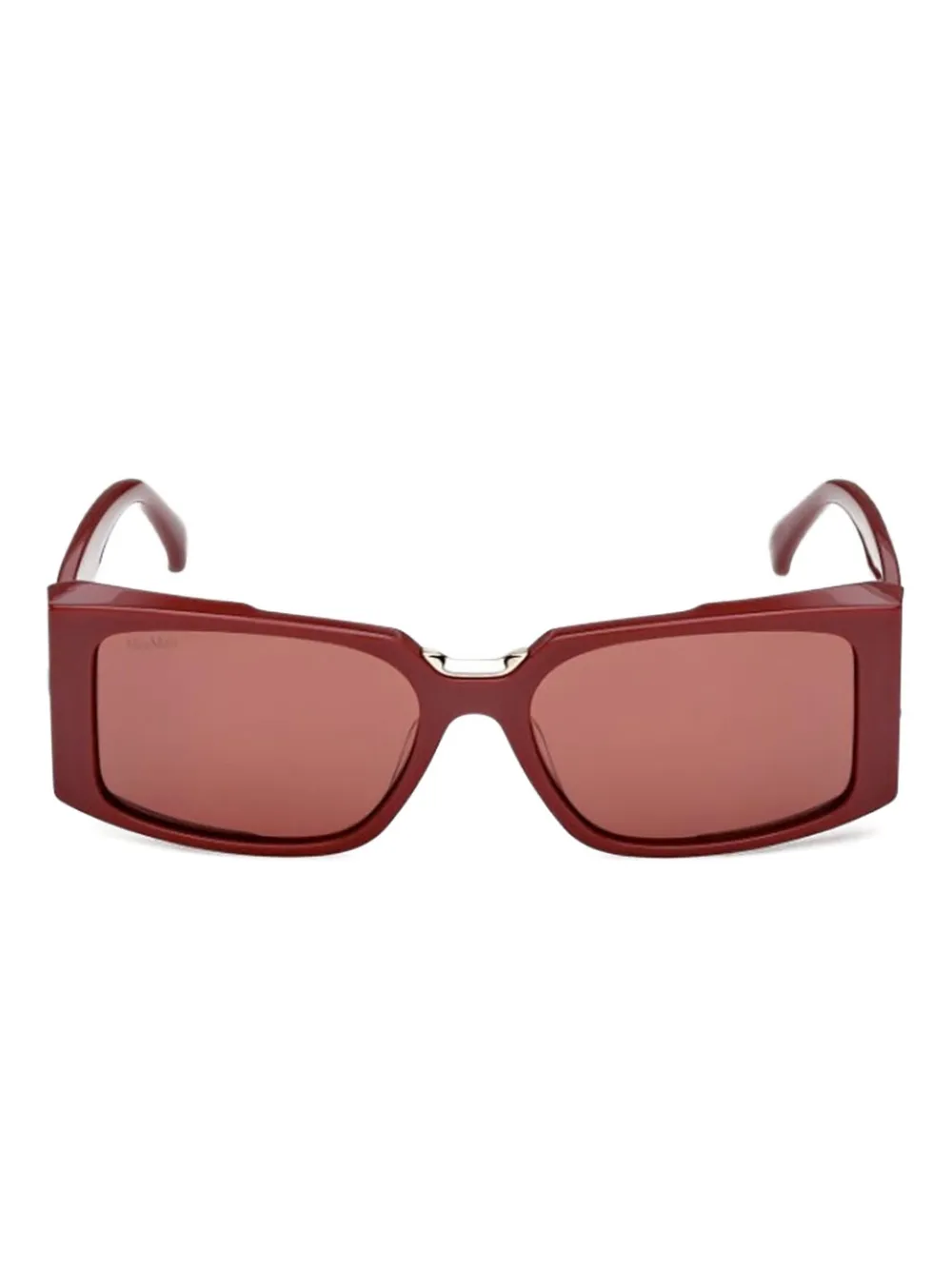 Max Mara Eyewear rectangle-frame sunglasses | Red | Image 1