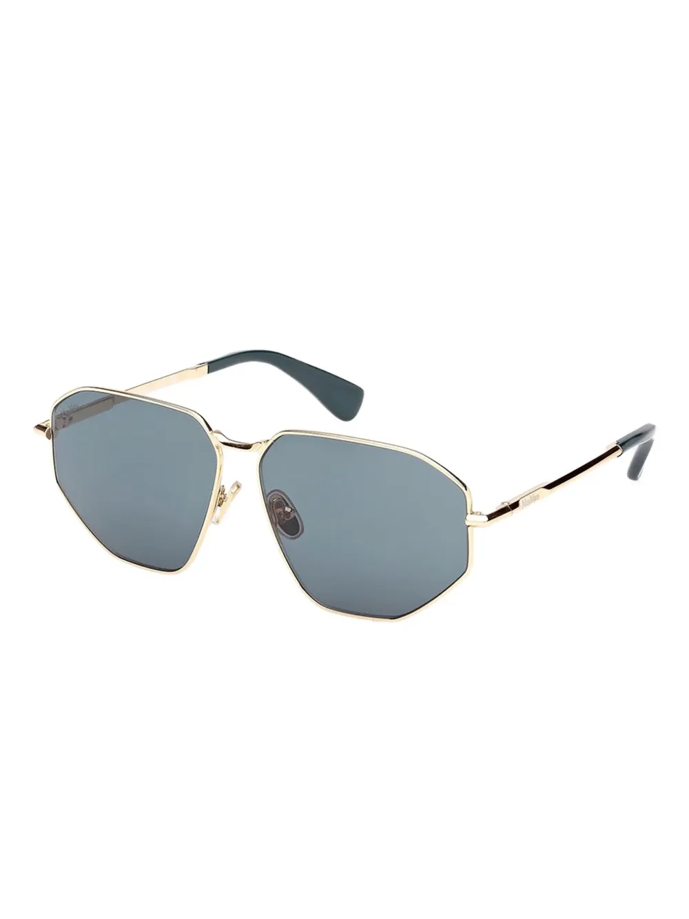 Max Mara Eyewear Occhiali da sole geometrici - Oro