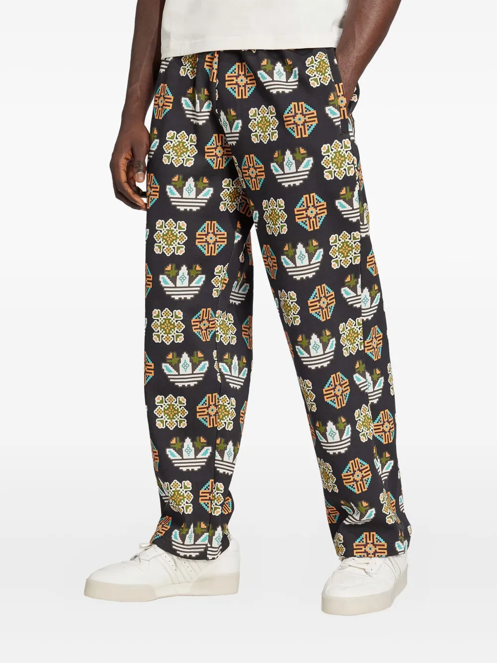 adidas Trainingsbroek met print Zwart