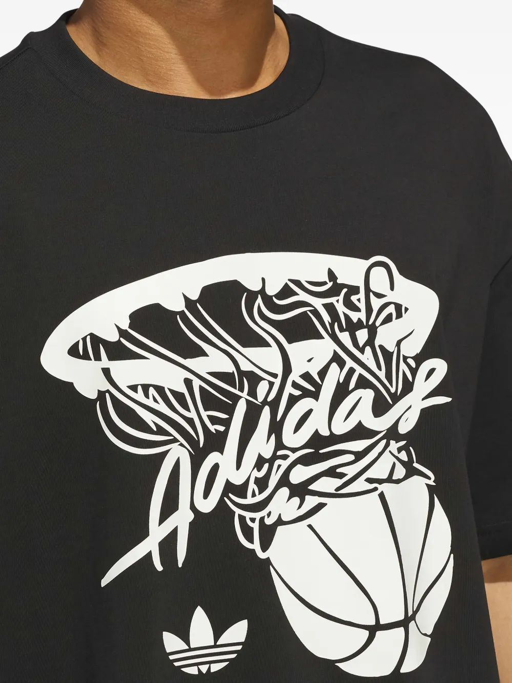 adidas Hot Shot T-shirt Zwart