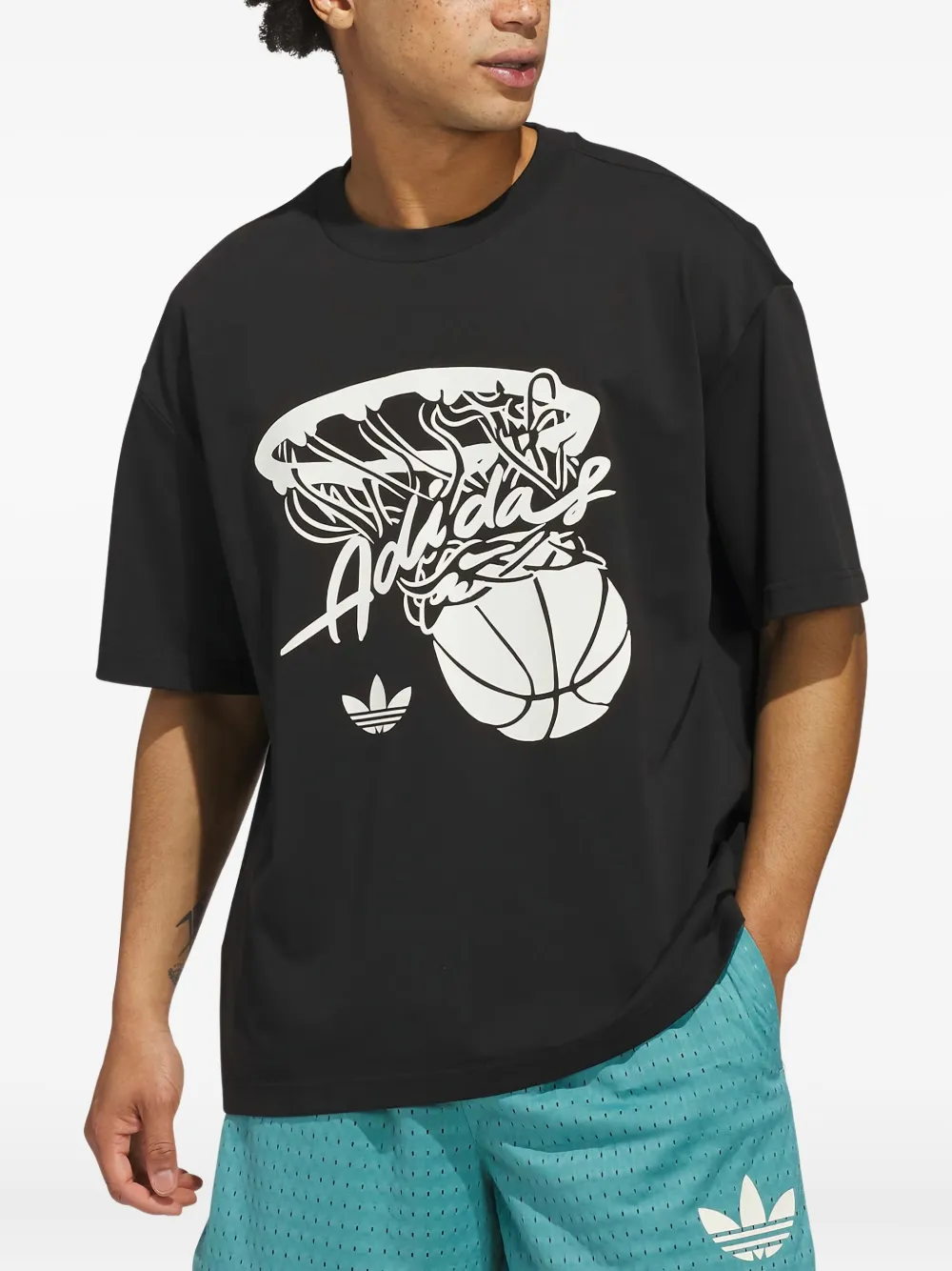 adidas Hot Shot T-shirt Zwart