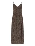 Zadig&Voltaire leopard-print slip dress - Brown
