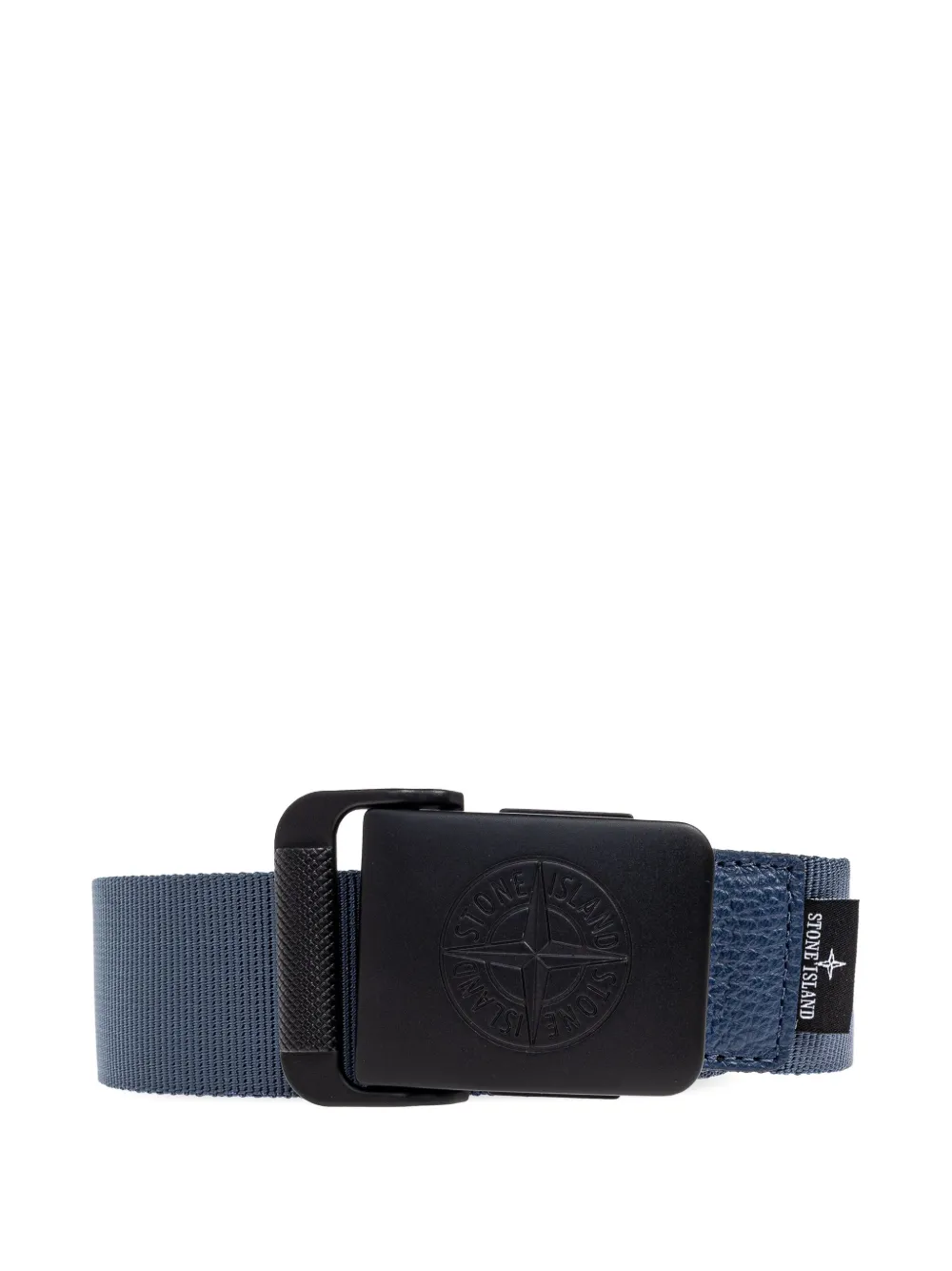 Stone Island 9300001 logo-plaque belt Blauw