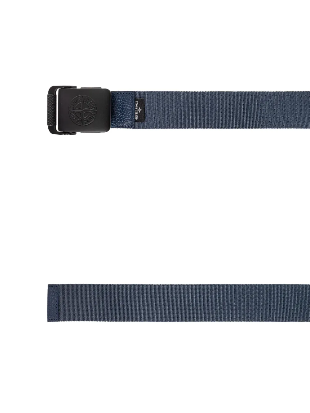 Stone Island 9300001 logo-plaque belt Blauw