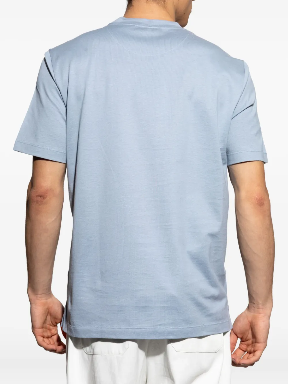 Brioni Katoenen T-shirt Blauw