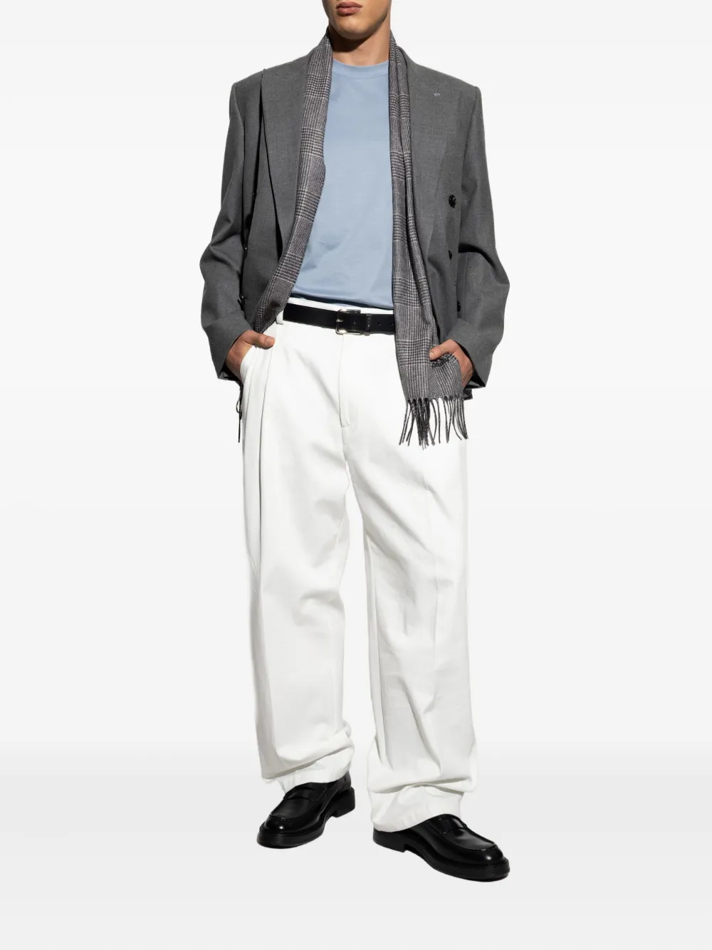 Brioni Katoenen T-shirt Blauw