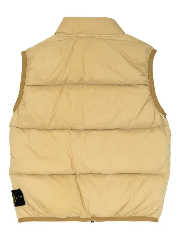 Stone Island Junior コンパスバッジ ベスト | イエロー | FARFETCH JP