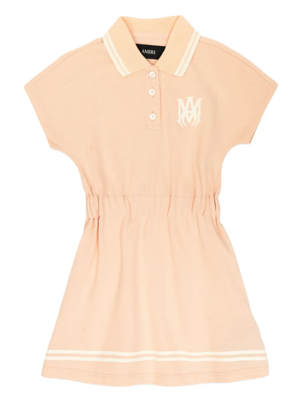 AMIRI KIDS logo-print cotton dress | Neutrals | Image 1