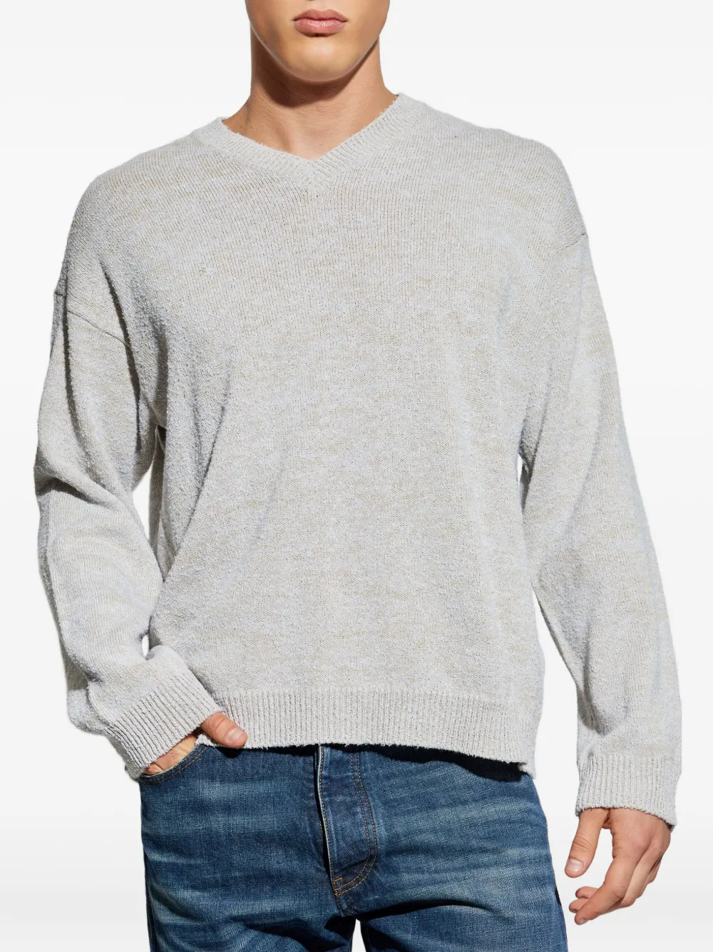 Maison Margiela V-neck sweater Grijs