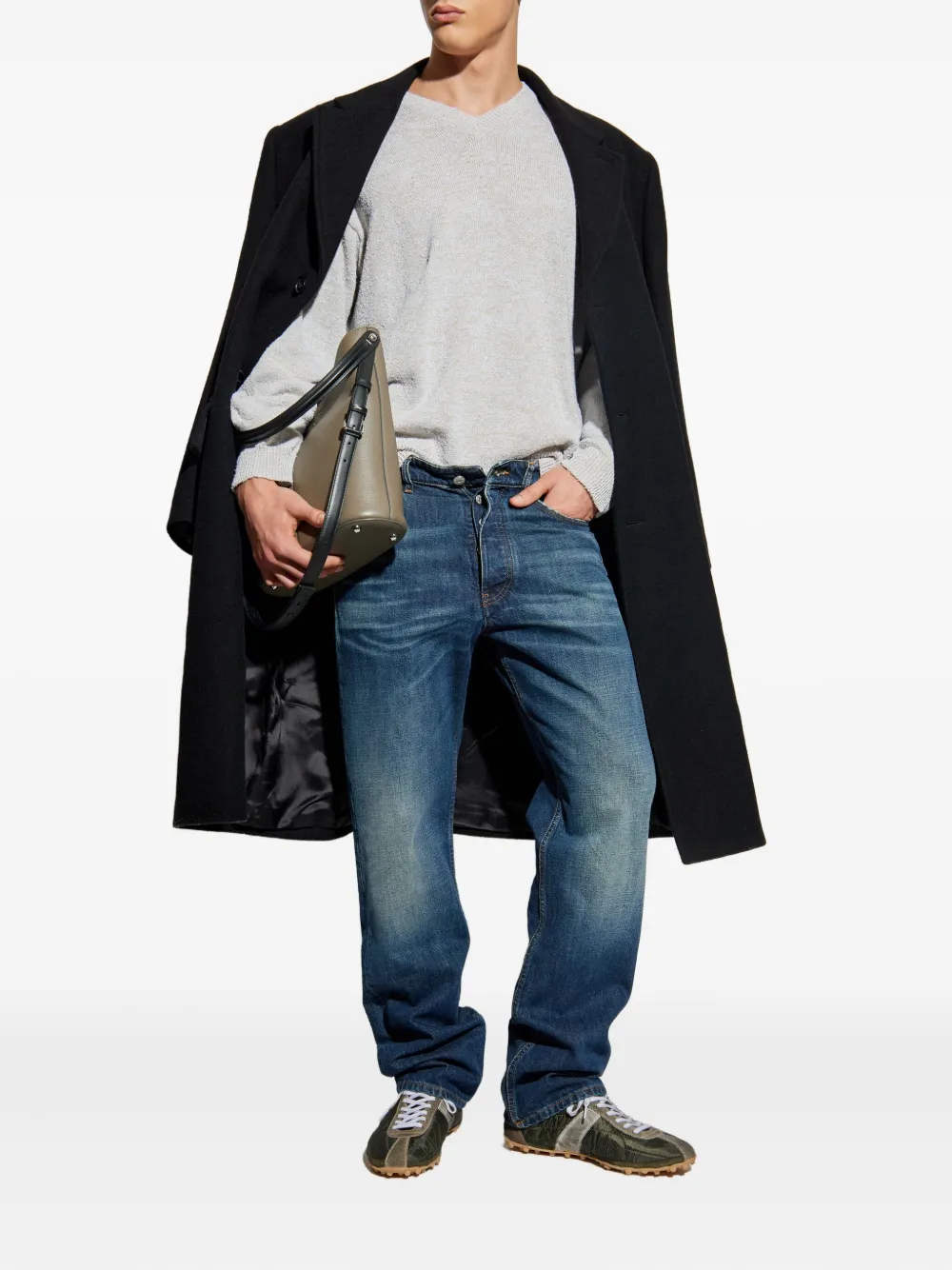 Maison Margiela V-neck sweater Grijs