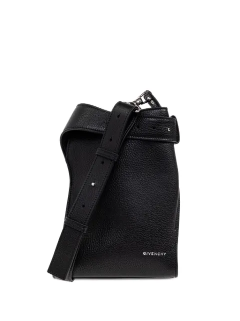 Givenchy small leather belted messenger bag