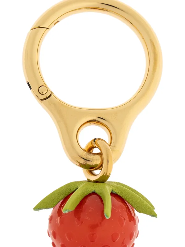 LOEWE ストロベリーモチーフ チャーム | レッド | FARFETCH JP