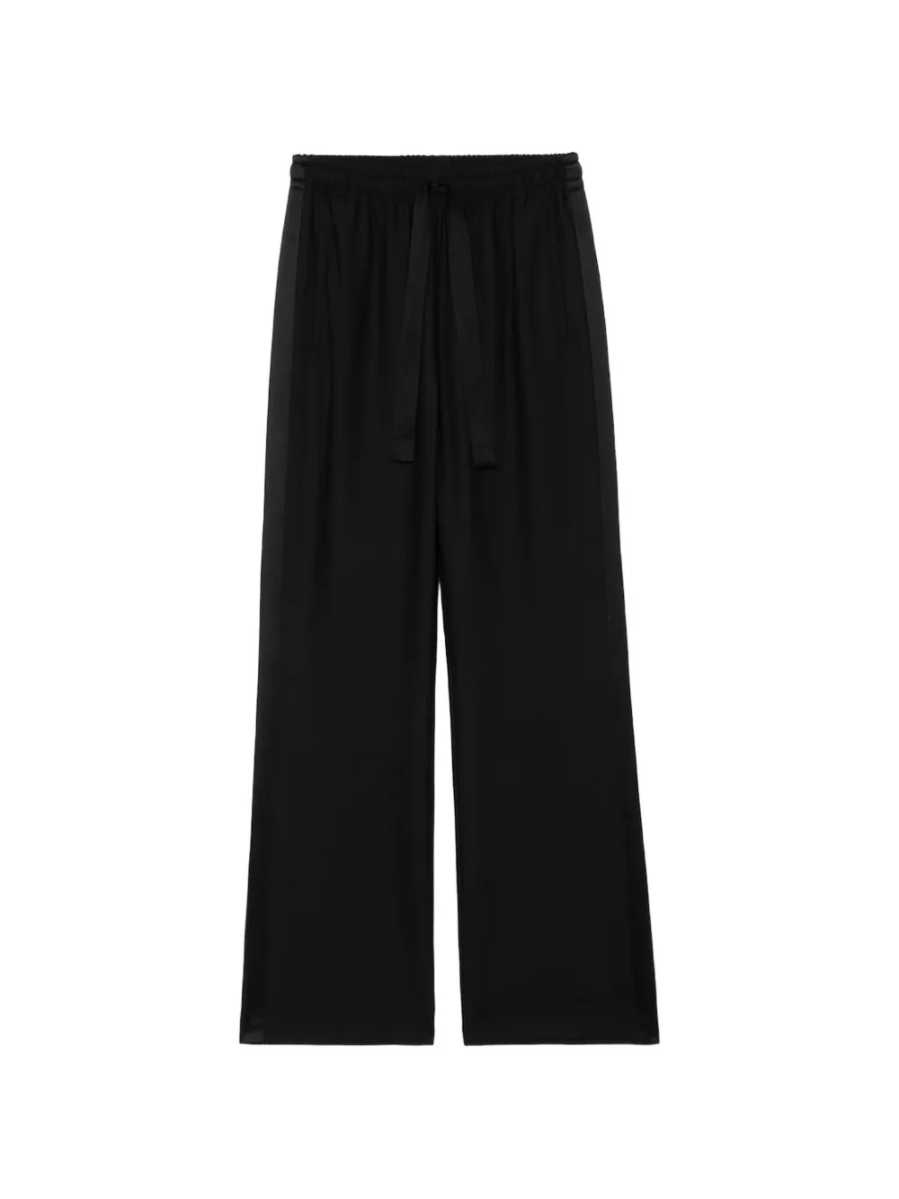 Zadig&Voltaire Broek met trekkoord en zijstreep Zwart