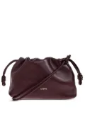 LOEWE Flamenco leather bucket bag - Red