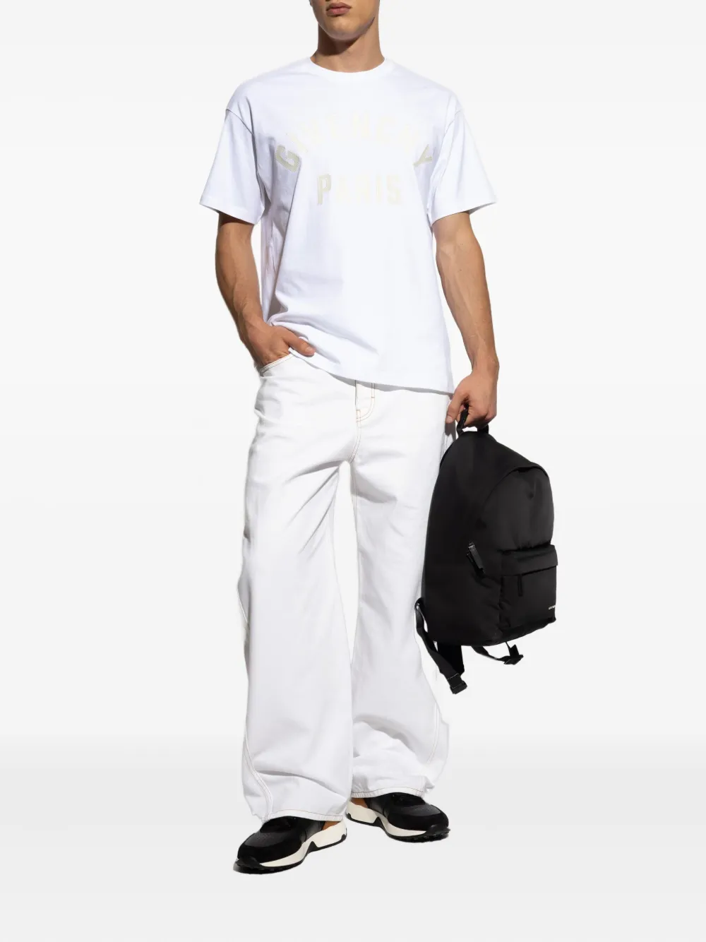 Givenchy logo-print T-shirt Wit