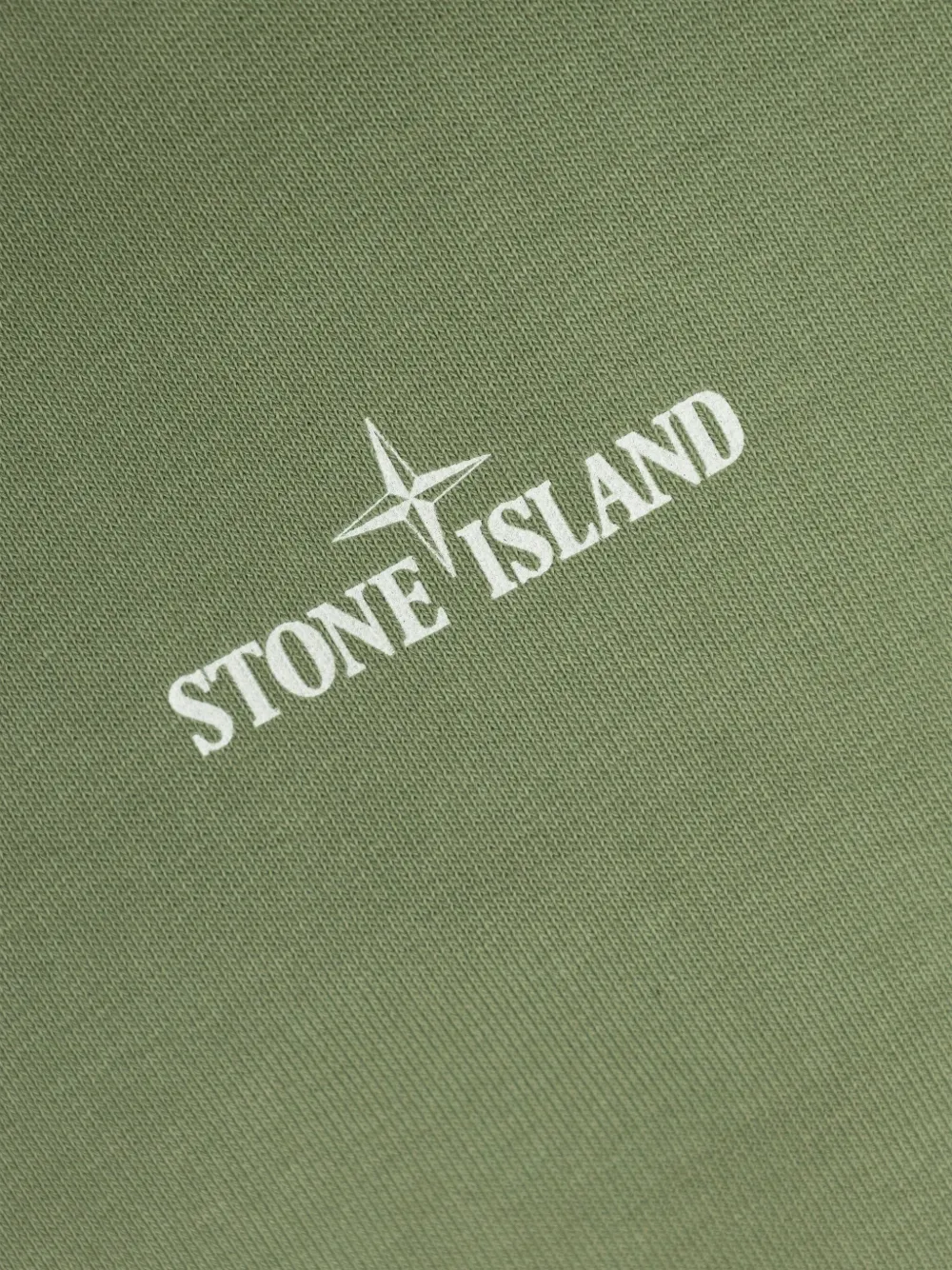 Stone Island Junior logo-print sweatshirt Groen