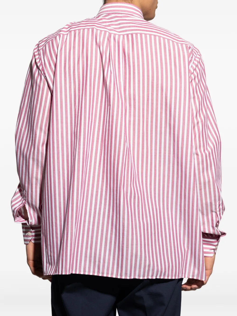 ETRO Overhemd met geborduurd logo Rood