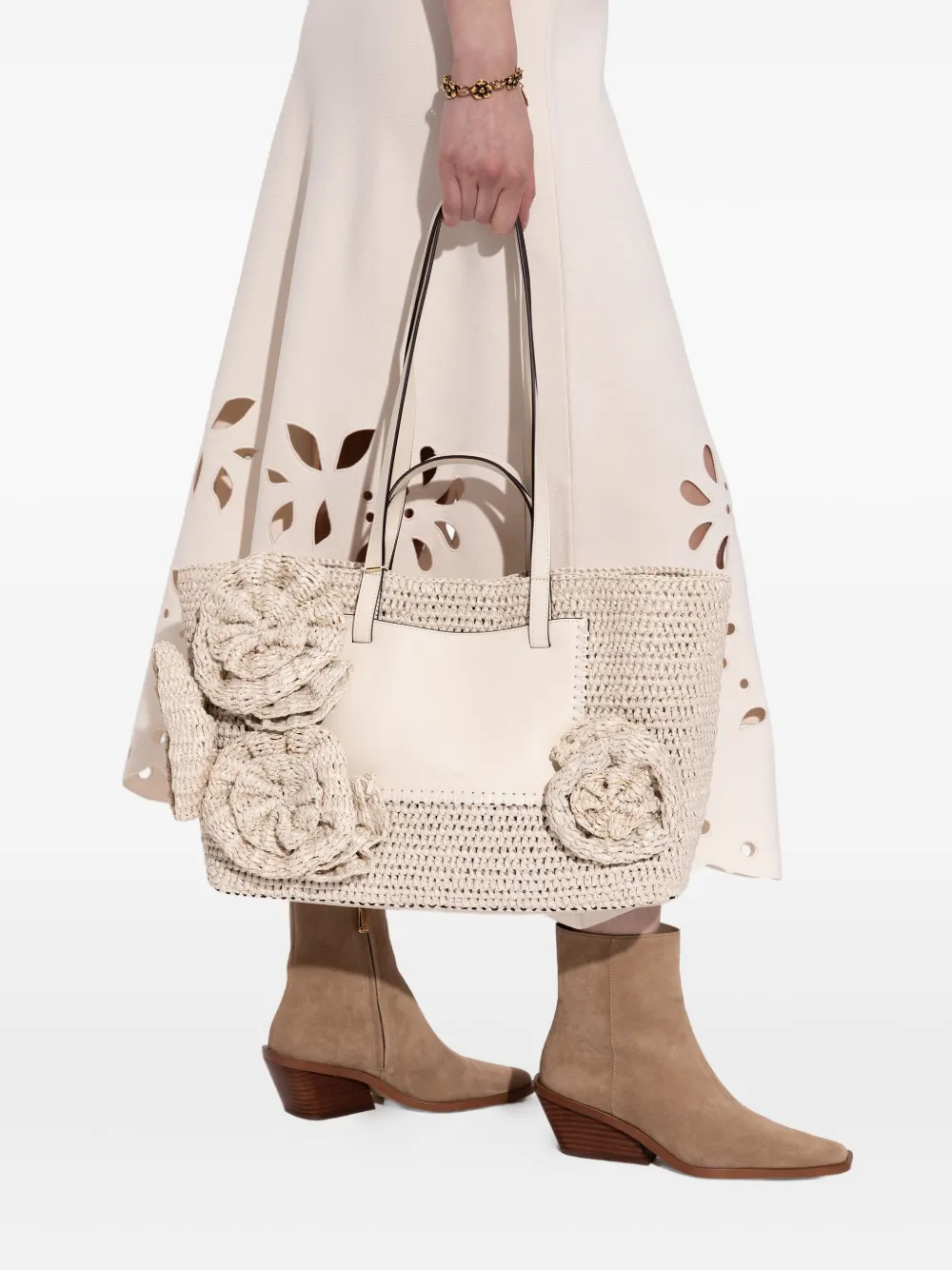 Ulla Johnson large Lali tote bag Beige