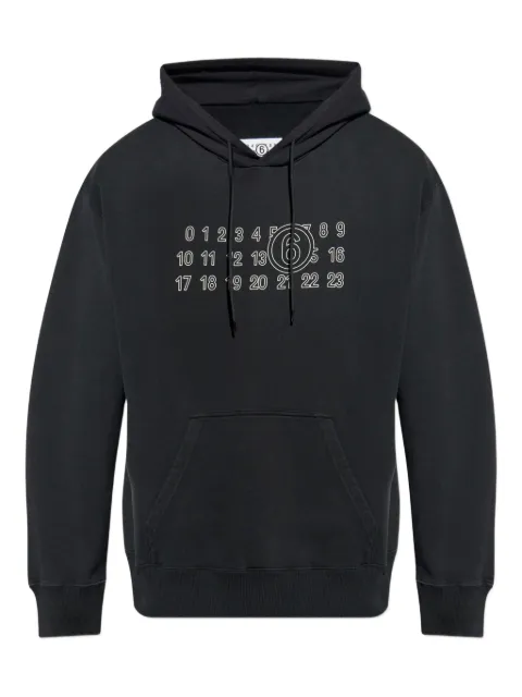 MM6 Maison Margiela number-print hoodie