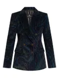 ETRO corduroy double-breasted blazer - Blue