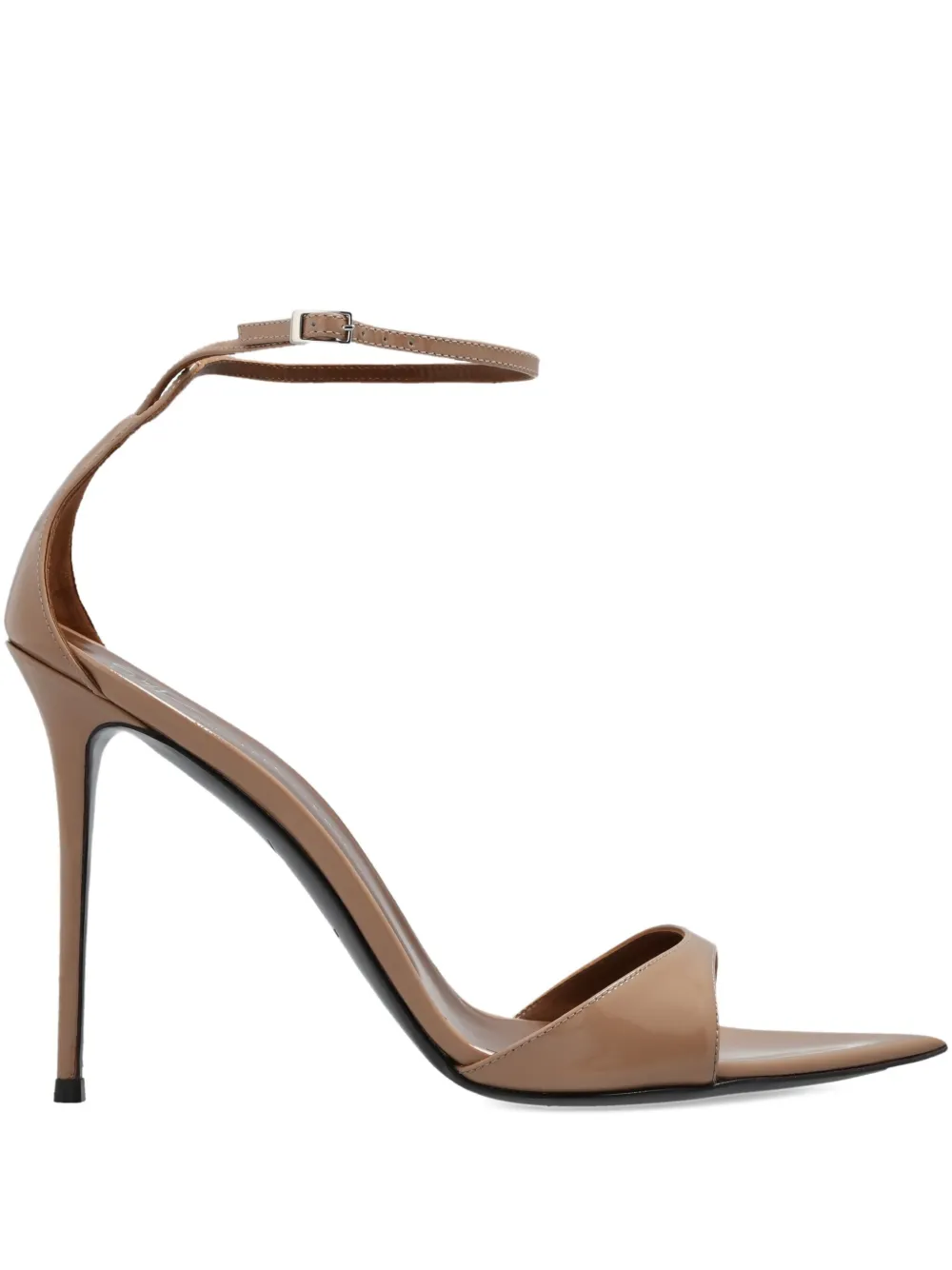 Giuseppe Zanotti 110mm pointed-toe ankle-strap sandals Beige