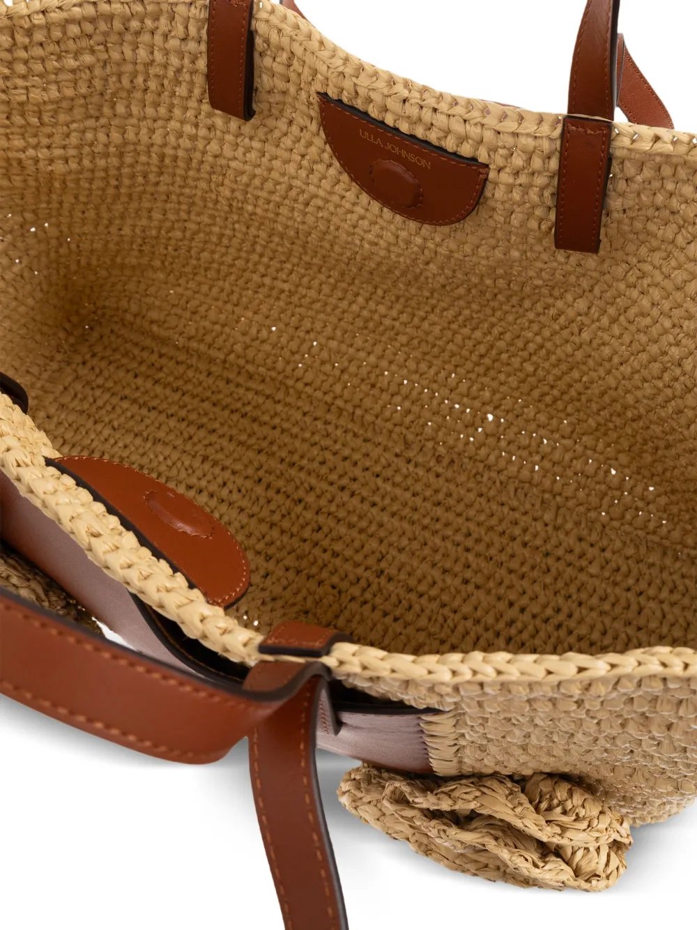 Ulla Johnson rose-detail tote bag Beige