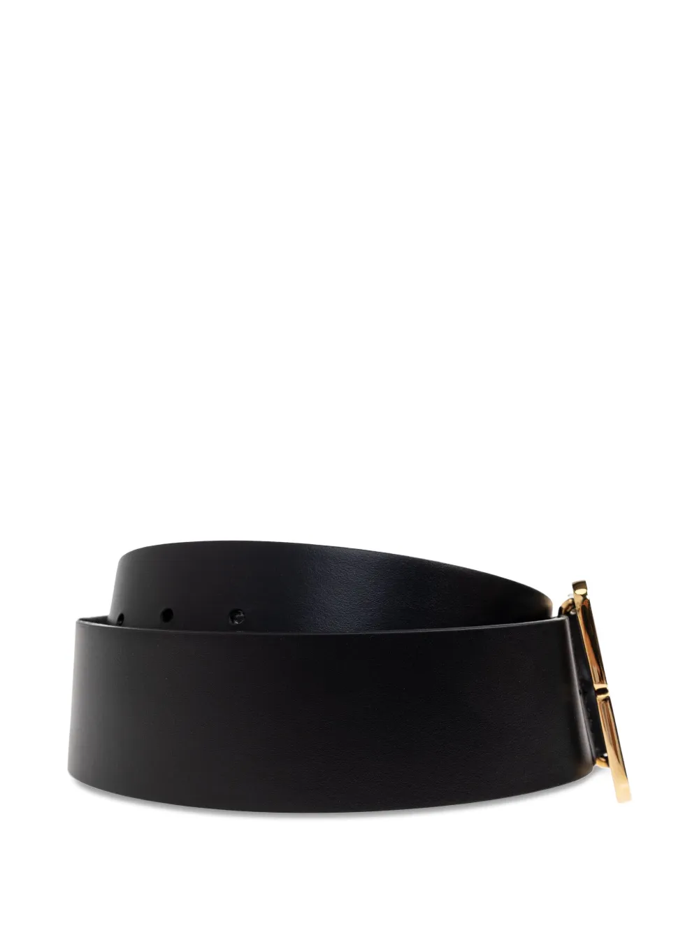 ETRO leather buckle belt Zwart