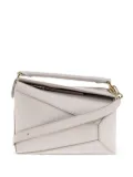 LOEWE Puzzle leather tote bag - White