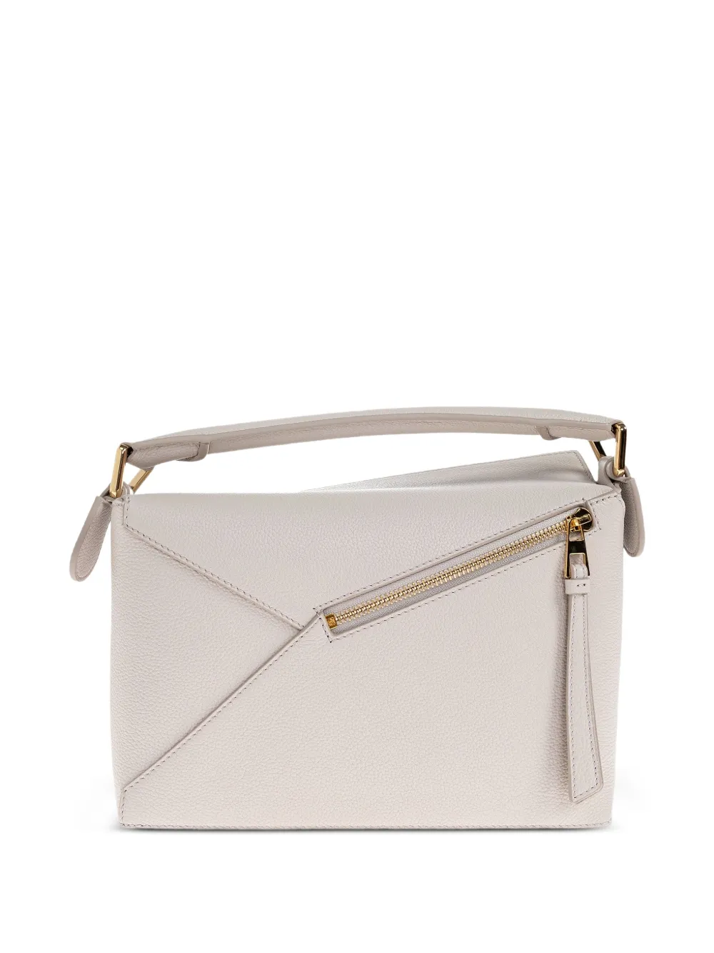 LOEWE Puzzle leren shopper Wit