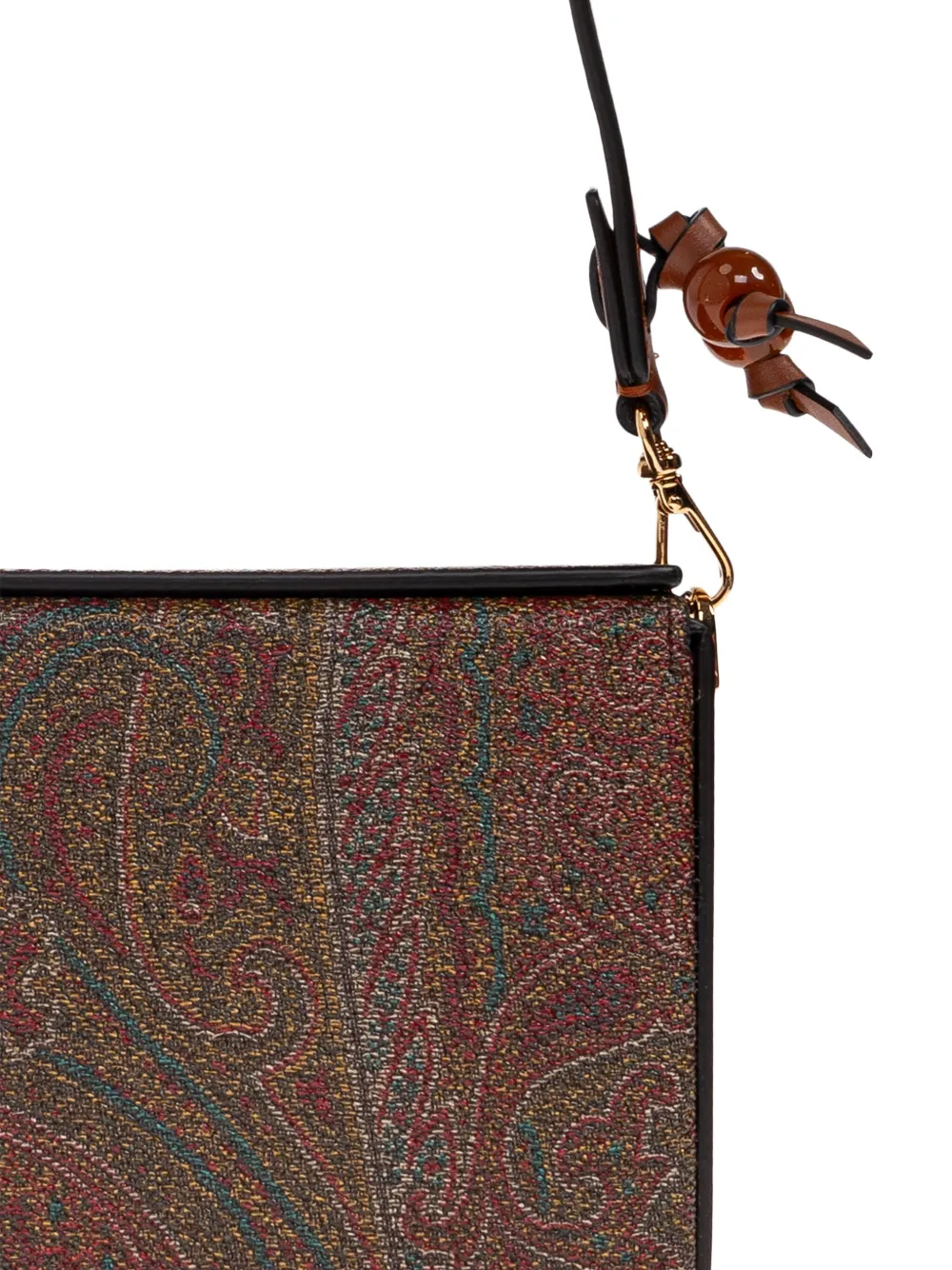 ETRO paisley-patterned shoulder bag Rood