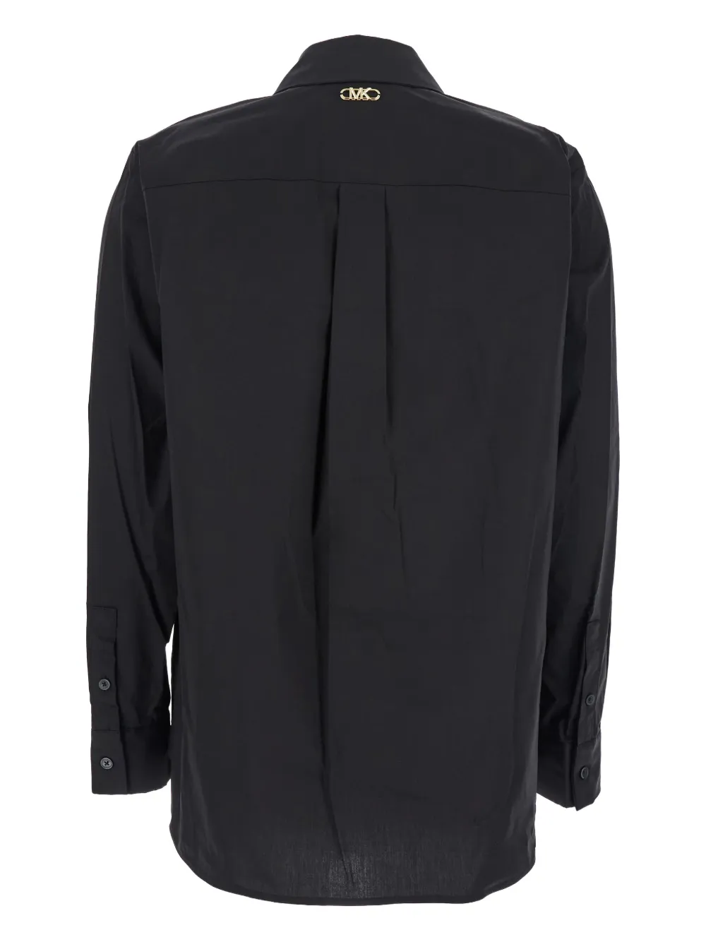Michael Kors Button-down blouse met zak Zwart