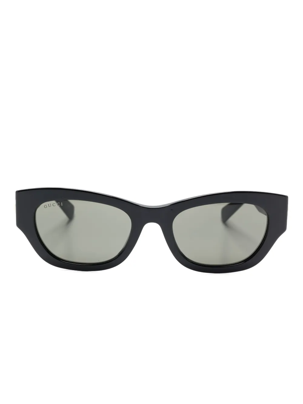 Gucci Eyewear Occhiali da sole con placca GG - Nero