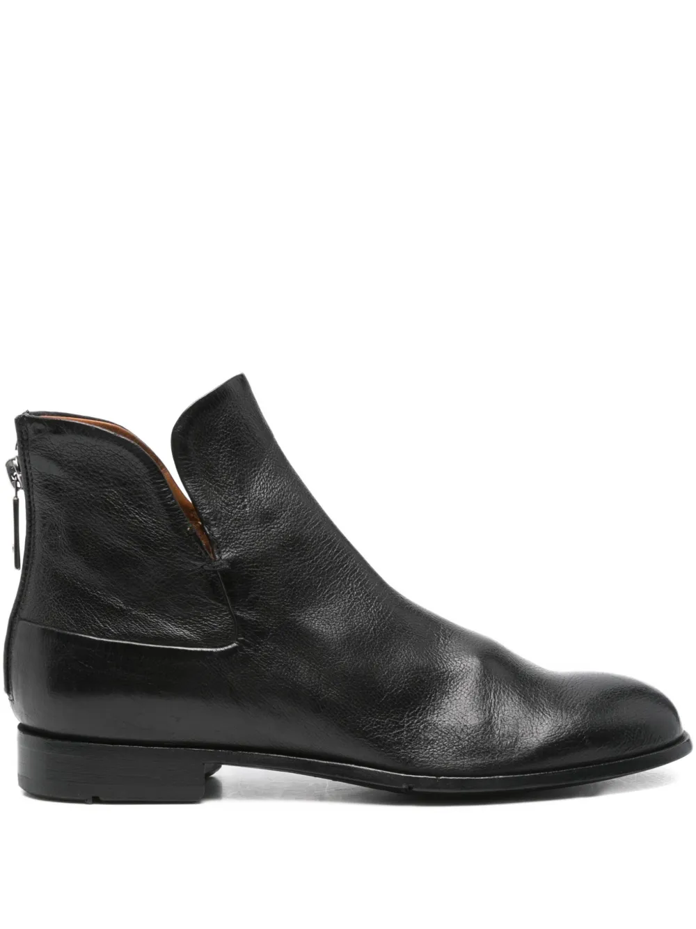 LEMARGO back-zip ankle boots Black
