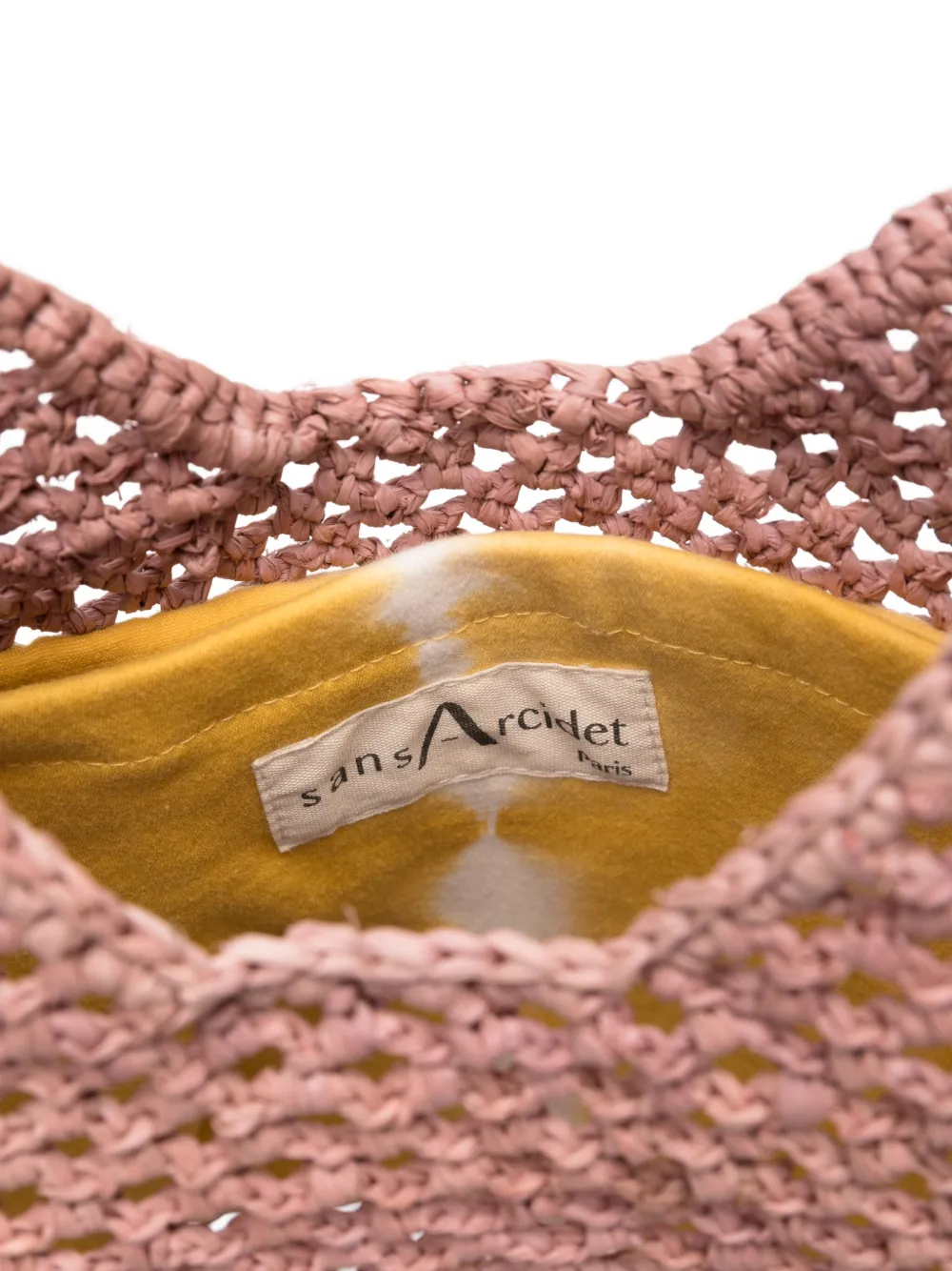 Sans Arcidet Mamabe opengebreide shopper Roze