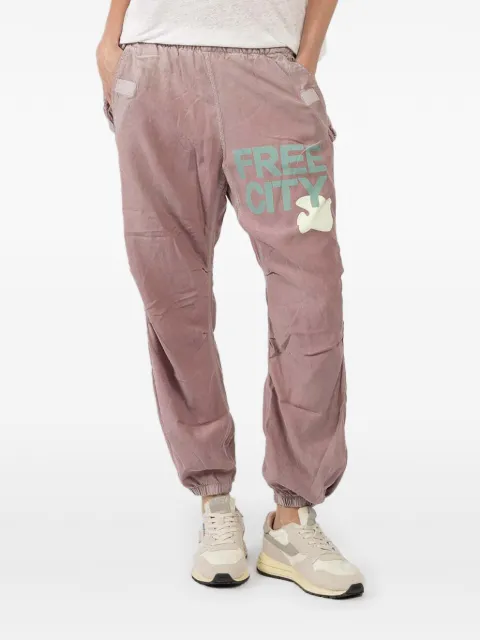 FreeCity logo-detail track pants 
