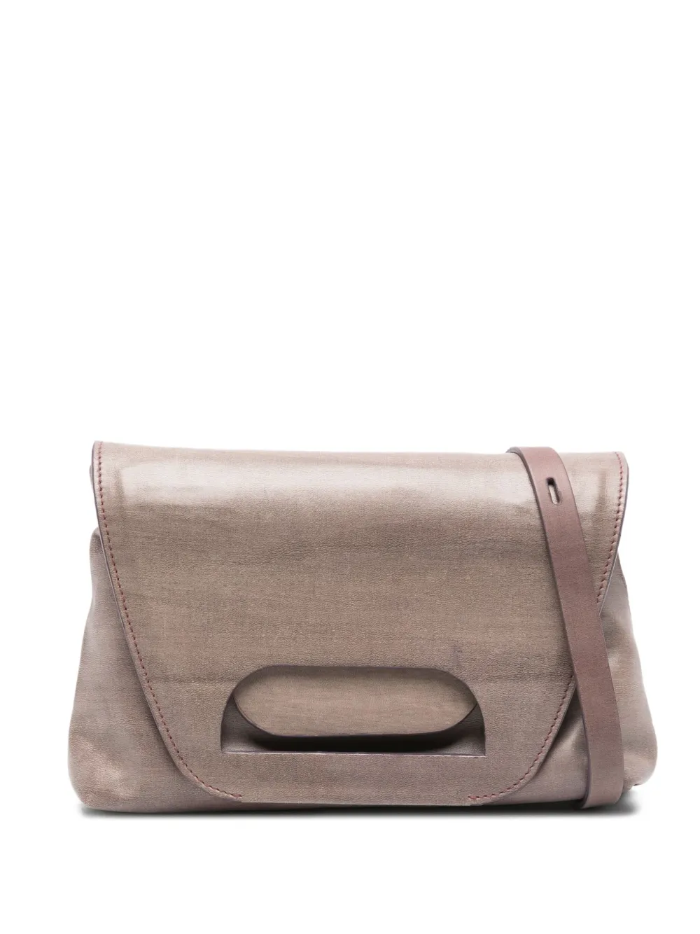 Cecchi De Rossi cut-out flap shoulder bag | Purple | Image 1