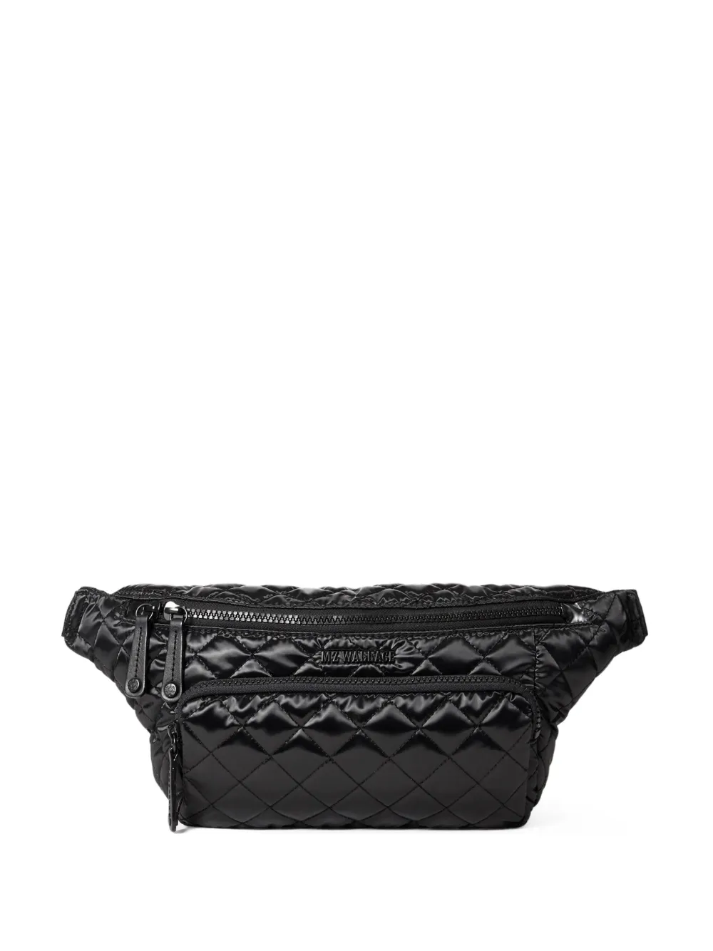 Mz Wallace Metro Sling quilted cross body bag | Black | Image 1