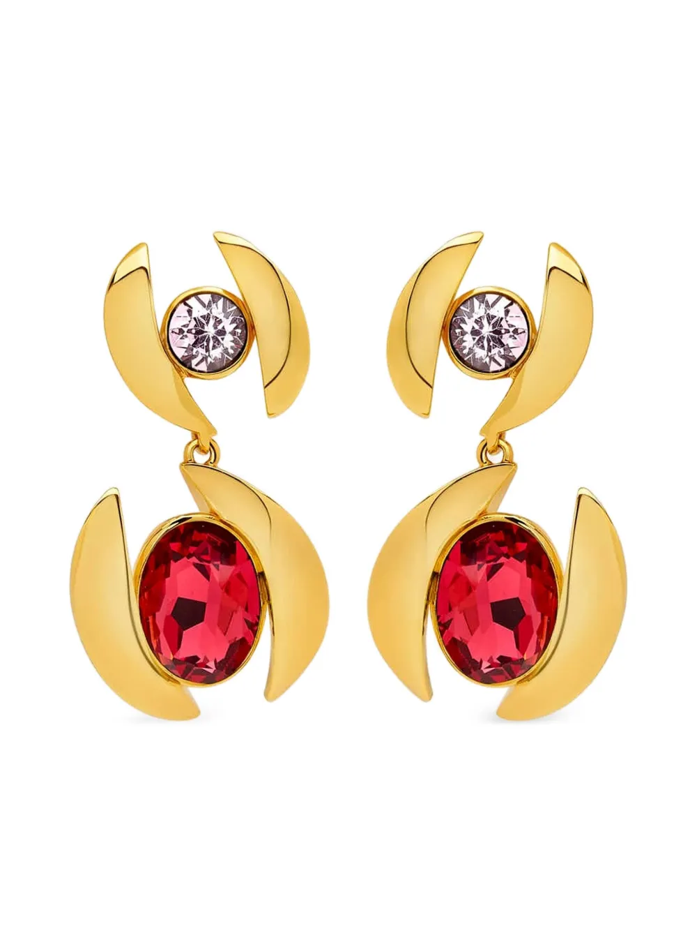 Oscar de la Renta デコラティブ ピアス - ゴールドトーン Oscar de la Renta デコラティブ ピアス - ゴールドトーン