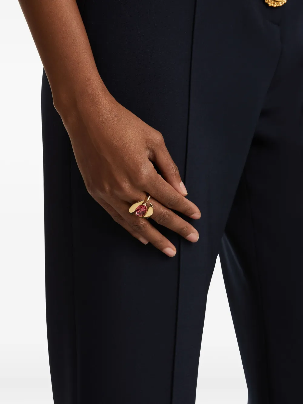 Oscar de la Renta Kristallen ring - Goud