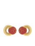 Oscar de la Renta gemstone-embellished earrings - Gold