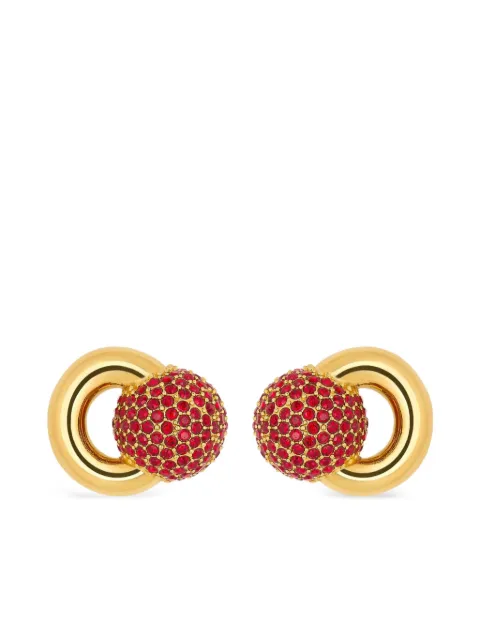 Oscar de la Renta  gemstone-embellished earrings