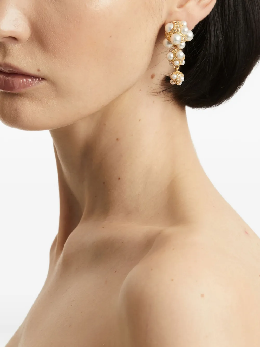 Oscar de la Renta Oorbellen met hanger - Goud