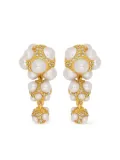 Oscar de la Renta dangling earrings - Gold