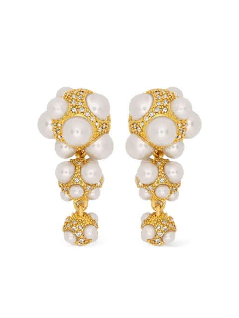 Oscar de la Renta dangling earrings